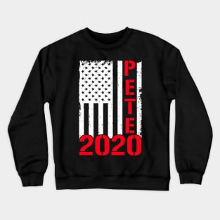 PETE President 2020 American Flag Crewneck Sweatshirt